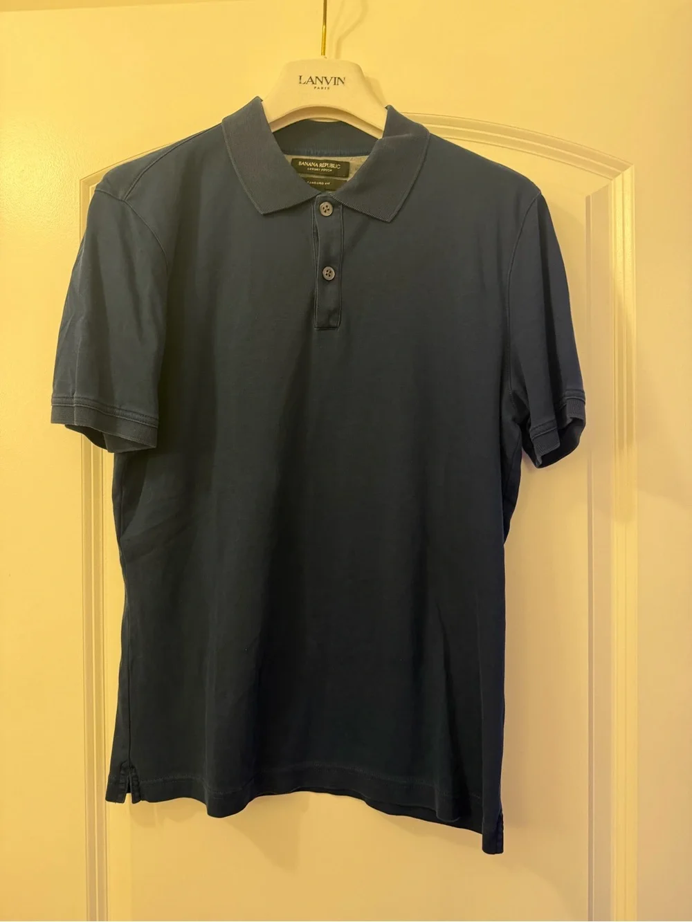 Banana Republic Men's Dark Blue Polo Shirt